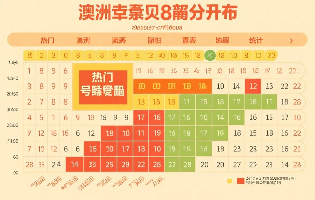 深度剖析：澳洲幸运8历史开奖数据中的热门号码与冷门号码组合模式
